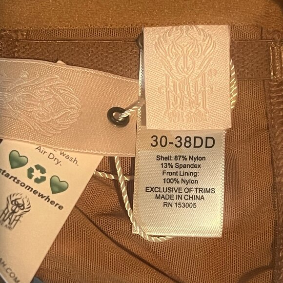 NWT We Are HAH X Free People Wired Bra 30-38DD 30DD 32DD 34DD 36DD Brown Sugar - Picture 12 of 14